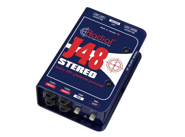 Radial J48 Stereo aktiv di boks Active DI box 