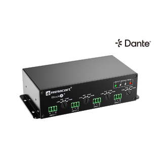 Relacart Block 4 4xI/O Dante +POE DantePOE IO 4x4