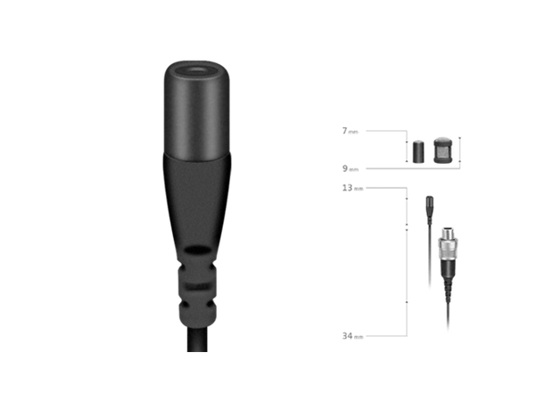 Sennheiser MKE 1-4 Lavalier microphone, omni-directional, 