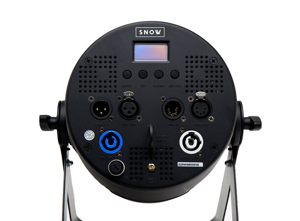 SnowPAR Zoom Quad 12 - B-VARE 12x10W RGBW 10-60 Zoom, 3&5pinDMX PC I/O 