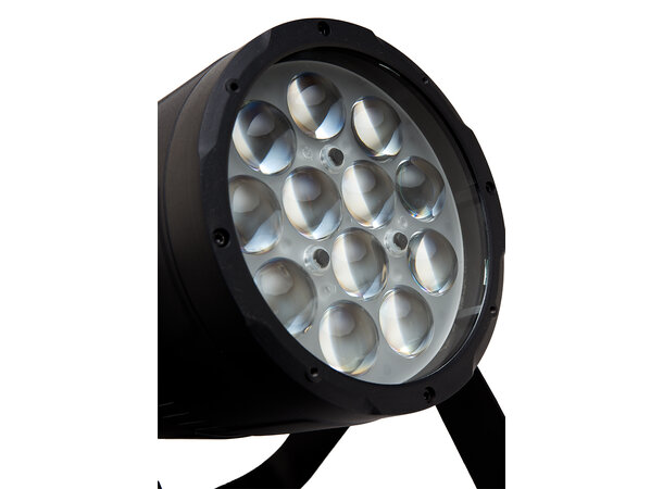 SnowPAR Zoom Quad 12 - B-VARE 12x10W RGBW 10-60 Zoom, 3&5pinDMX PC I/O 