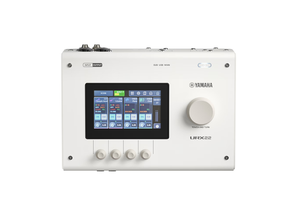 Yamaha URX22 USB-C lydkort 2 farger. 4-inn/2-ut 