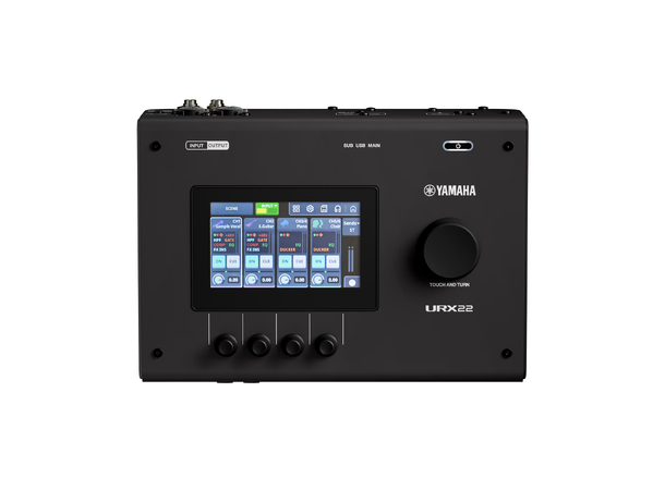 Yamaha URX22 USB-C lydkort 2 farger. 4-inn/2-ut 