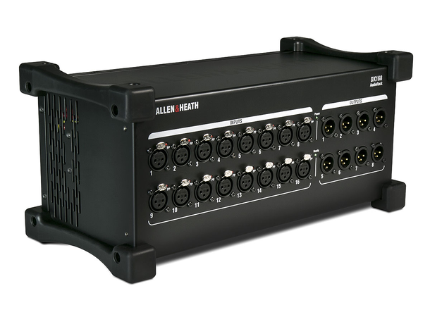 A&H DX168 AudioRack portable dLive/SQ 16/8 XLR I/O 
