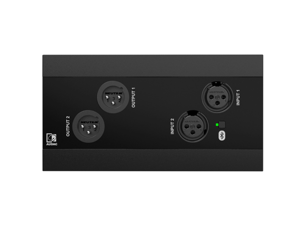 Audac NWP222 Dante™/AES67, 4x XLR in-/out + BT 