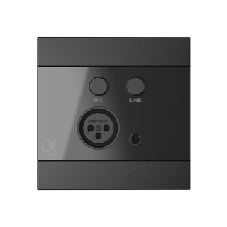 Audac WP205 ARES5/MTX/AMP523 sort KUN TIL ARES5 Mikrofon og linje input