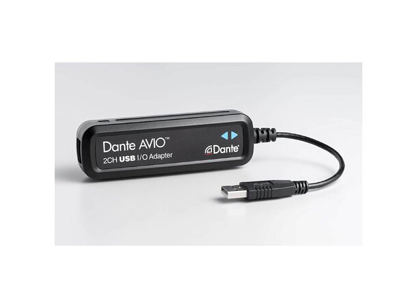 Audinate Dante AVIO USB-A 2ch adapter Dante USB adapter 2x2 adapter 