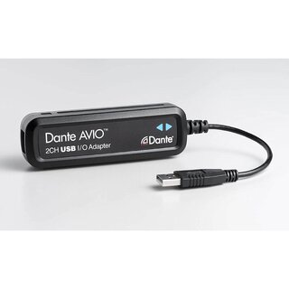 Audinate Dante AVIO USB-A 2ch adapter Dante USB adapter 2x2 adapter