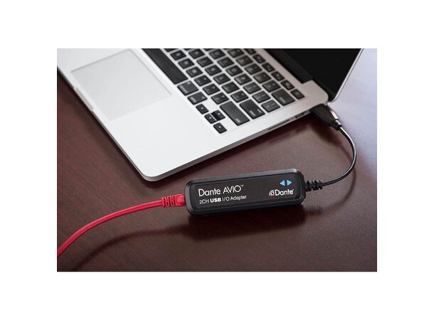 Audinate Dante AVIO USB-A 2ch adapter Dante USB adapter 2x2 adapter 