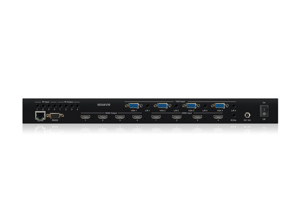 Blustream MX44VW 4K Seamless Switching HDMI / VGA Matrix 