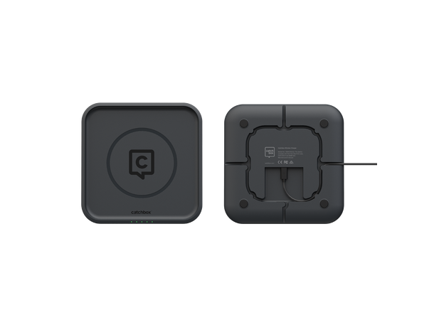 CatchBox Plus Custom 1x Cube og 1x Clip Valgfri farge og logo. Trådløs ladeplate 
