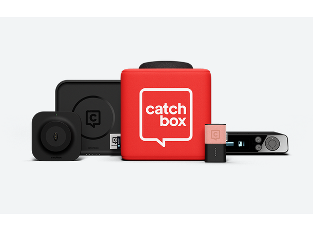 CatchBox Plus Custom 1x Cube og 1x Clip Valgfri farge og logo. Trådløs ladeplate 