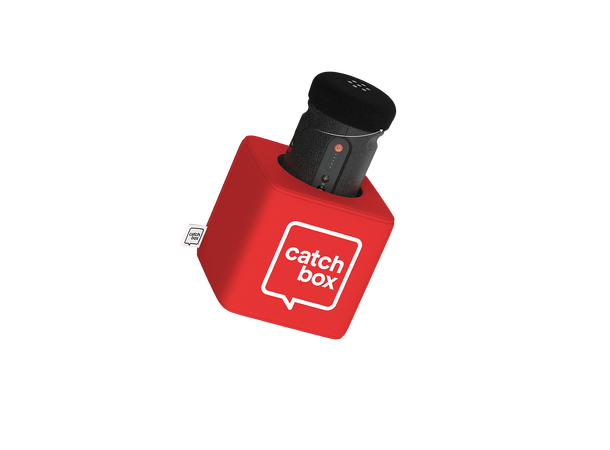 Catchbox Plus Custom 1x Cube - 1x Clip Valgfri farge og logo. Inkl ladere 