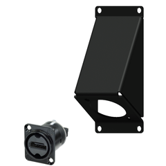 Caymon Casy Neutrik HDMI 2.0 Vinklet Feedthrough