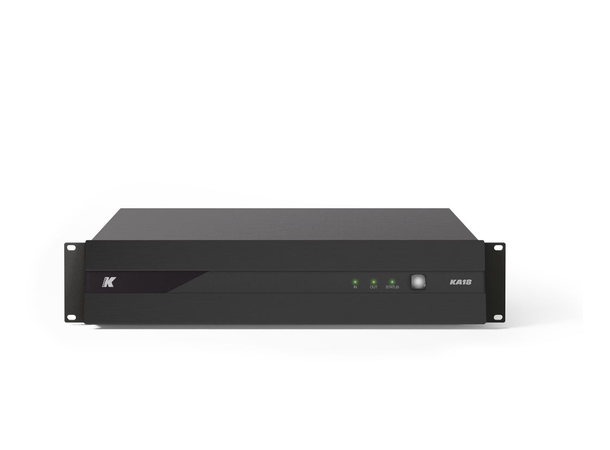 K-Array Kommander KA18 8x 150W (4 Ohm) Forsterker med DSP, Dante™ Ready 
