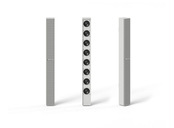 KGEAR GF82AW I Active  Line Array 8x2" 16 Ohm white 