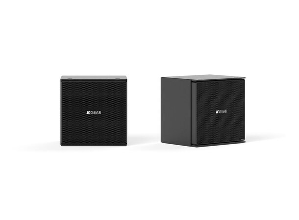 KGEAR GH4A Active 4" High Performance Stainless Steel Speaker/Mini Array Black 