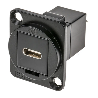 Neutrik D-panel USB-C USBC Feedthrough D panel