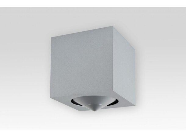 NewTec CONO cubo SMART (sølv) Trådløs høyttaler for vegg/takmontering 