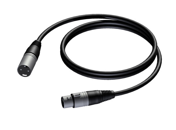 Procab CAB901, mikrofonkabel XLR Han-XLR Hun- 