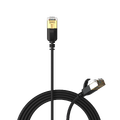 Procab CSD570, CAT7, sort, 2m Slimline networking cable, U/FTP