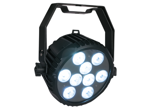Showtec Power Spot 9 - Q6 9x12W RGBWA-UV, XLR 3/5 pin & Powercon 