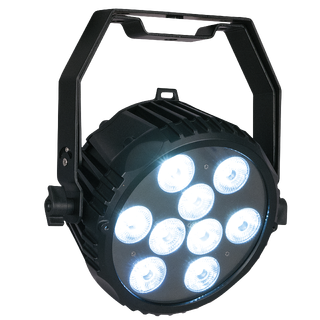 Showtec Power Spot 9 - Q6 9x12W RGBWA-UV, XLR 3/5 pin & Powercon