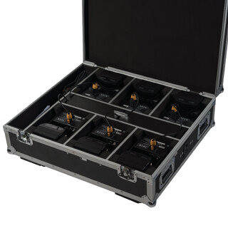 SnowBATPACK Pro Quad 4 6 x SnowBAT Pro Quad +  Flightcase