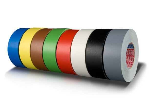 Tesa 4651, Grønn - 25mm Høykvalitets tekstiltape 