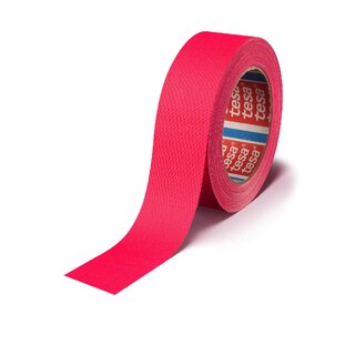 Tesa 4671 19mmx25m Fluoriserende rosa Høykvalitets tekstiltape 19mmx25m