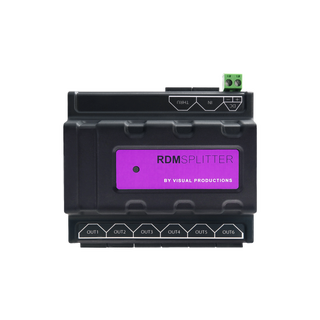 Visual Productions DMX Merger DIN rail