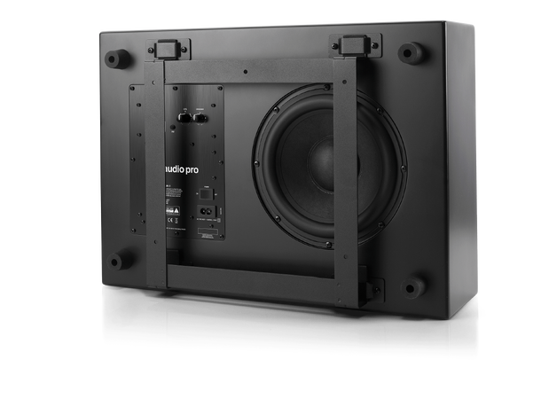 audiopro SUB-3 trådløs subwoofer sort 100w 8" aktiv sub, trådløs overføring 