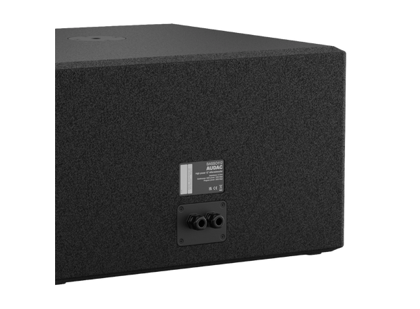 Audac BASSO112 (sort) 12" kompakt passiv subwoofer 