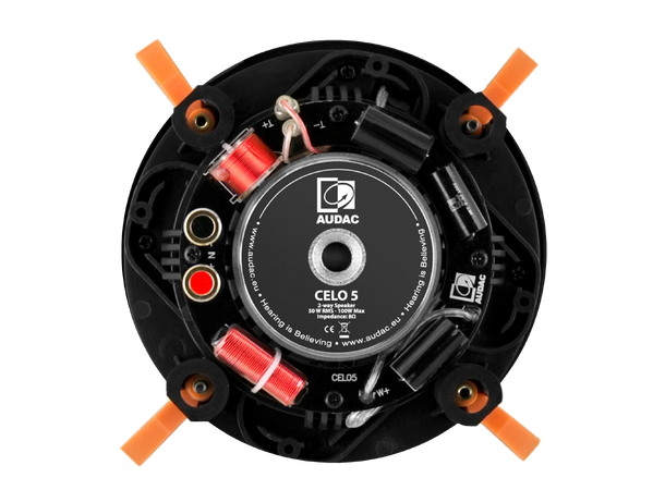 Audac Celo 5I Toveis takhøyttaler 50W/8ohm. Hvit 