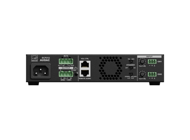 Audac Liten utendørspakke 2x Ateo6M + SCP + WP225 + wp200 + CLS215 