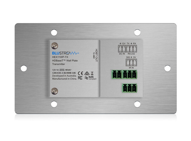 Blustream HEX11WP-TX HDMI Wall Plate HDBaseT™ Transmitter 