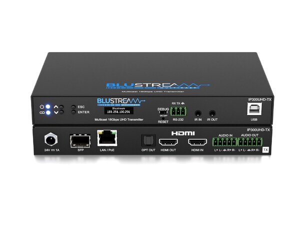 Blustream IP300UHD-TX 4K 60Hz 4:4:4 Video over IP Transmitter 