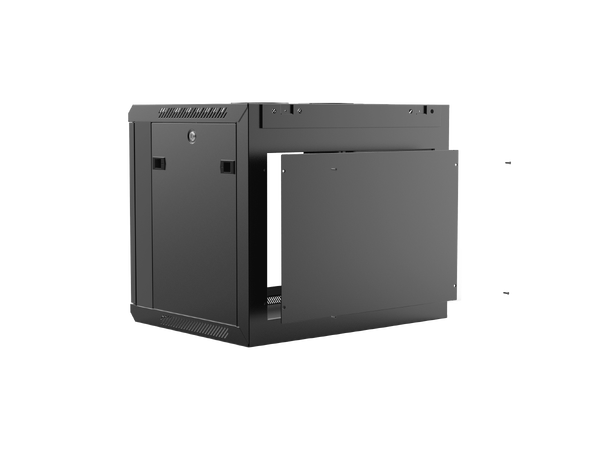 Caymon WPR409R/B 19" Rack for vegg 9 Unit - 45cm dybde Sort 