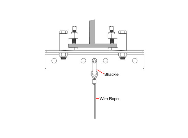 Doughty Girder Clamp withLindapters 150mm-300mm 