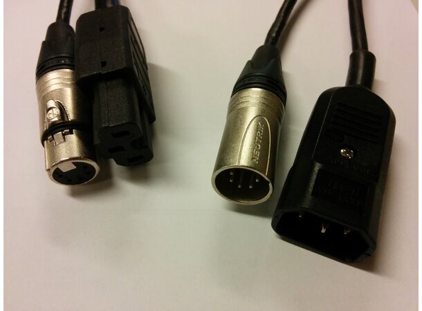 FS Hybrid DMX XLR/EURO, 3pin - 3m