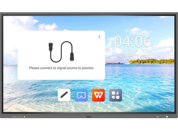 IQTouch TE1200U 65" Interactive Display 40p Touch, 4K UHD, 350Nits, Android12/14 
