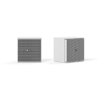 KGEAR GH4AW Active 4" High Performance Stainless Steel Speaker/Mini Array White