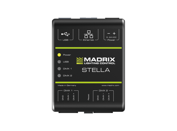 MADRIX® Stella 2-ports nettverks node 