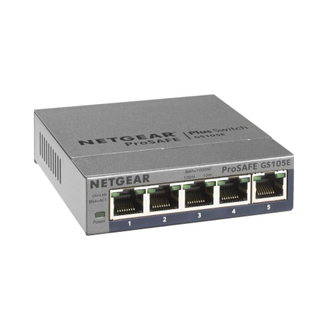 NETGEAR GS105E-200PES 5-Port Gigabit Plus Switch