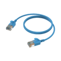 Procab CSD560, CAT6A, blå, 2m Slimline nettverkskabel, U/UTP