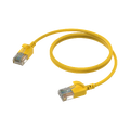 Procab CSD560, CAT6A, gul, 2m Slimline nettverkskabel, U/UTP