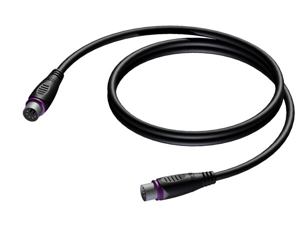 Procab CXM400 Midi signal cable Han to Han 