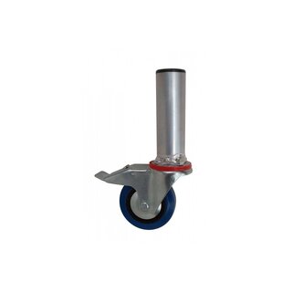 Sixty82 Single leg w/castor Riser wheel, 25cm stage height