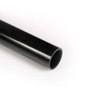 Aluminium Rør  48mm/4mm 1meter Sort