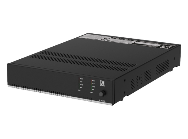 Audac SCP250 2 kanals forsterker 2 x 500W @ 4 Ohm - 1000W @ 70/100V 